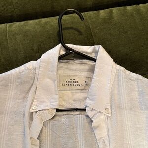 Abercrombie Summer Linen White Shirt XS